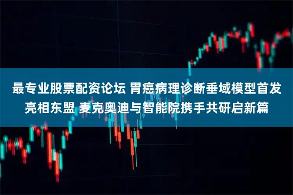 最专业股票配资论坛 胃癌病理诊断垂域模型首发亮相东盟 麦克奥迪与智能院携手共研启新篇